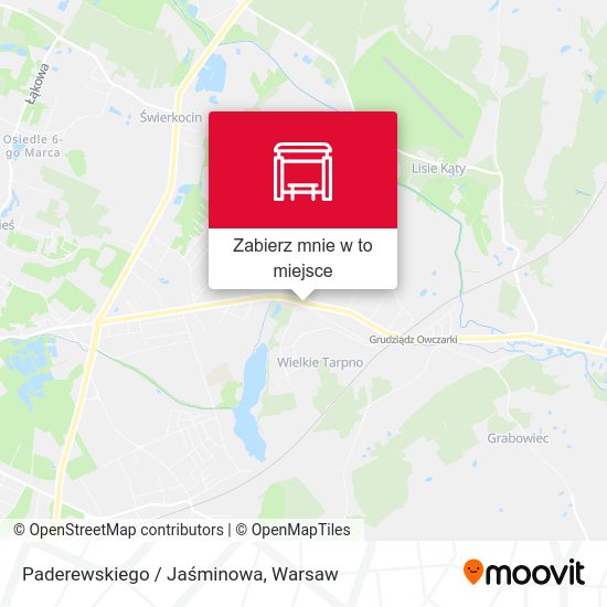 Mapa Paderewskiego / Jaśminowa