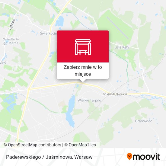 Mapa Paderewskiego / Jaśminowa