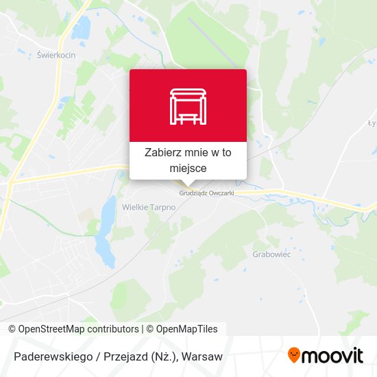 Mapa Paderewskiego / Przejazd (Nż.)