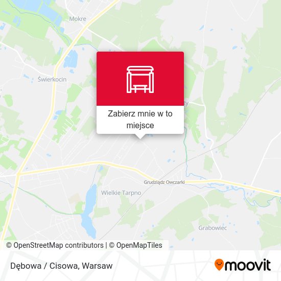 Mapa Dębowa / Cisowa