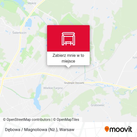 Mapa Dębowa / Magnoliowa (Nż.)