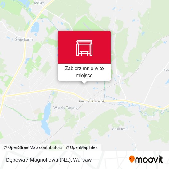 Mapa Dębowa / Magnoliowa (Nż.)