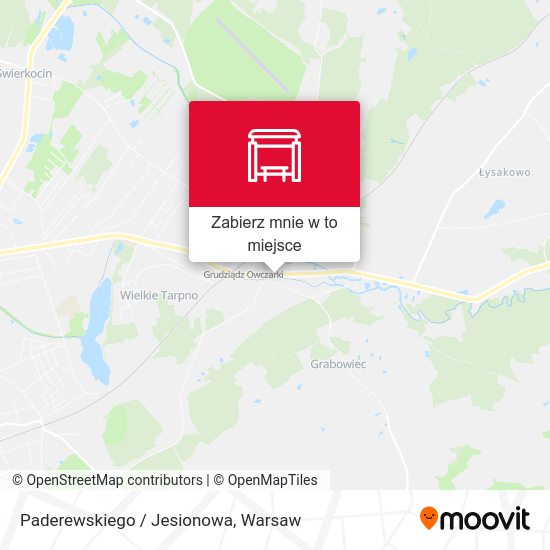 Mapa Paderewskiego / Jesionowa