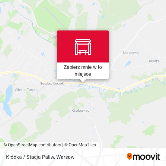 Mapa Kłódka / Stacja Paliw