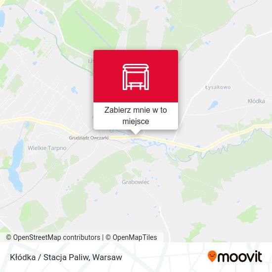 Mapa Kłódka / Stacja Paliw