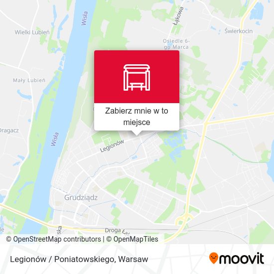 Mapa Legionów / Poniatowskiego