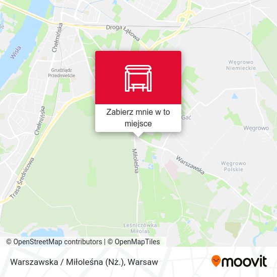 Mapa Warszawska / Miłoleśna (Nż.)