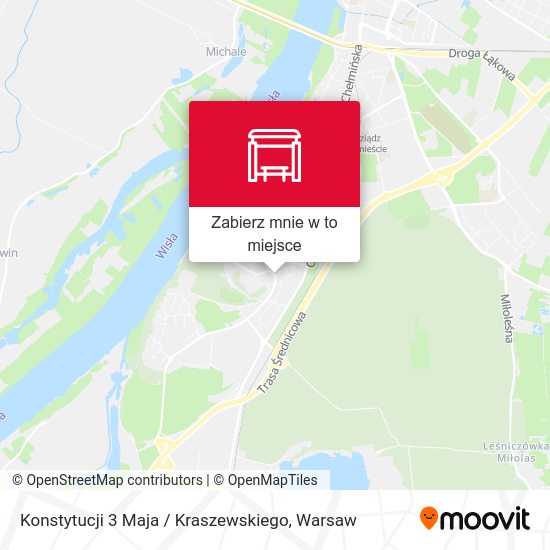 Mapa Konstytucji 3 Maja / Kraszewskiego