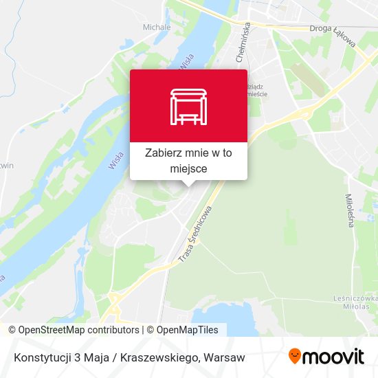 Mapa Konstytucji 3 Maja / Kraszewskiego