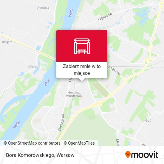 Mapa Bora Komorowskiego