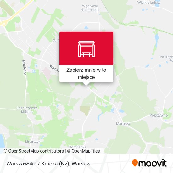 Mapa Warszawska / Krucza (Nż)