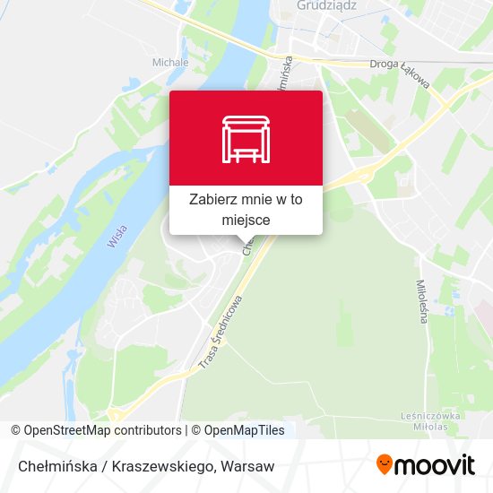 Mapa Chełmińska / Kraszewskiego