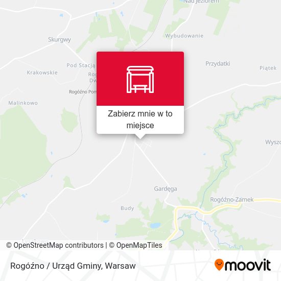 Mapa Rogóźno / Urząd Gminy