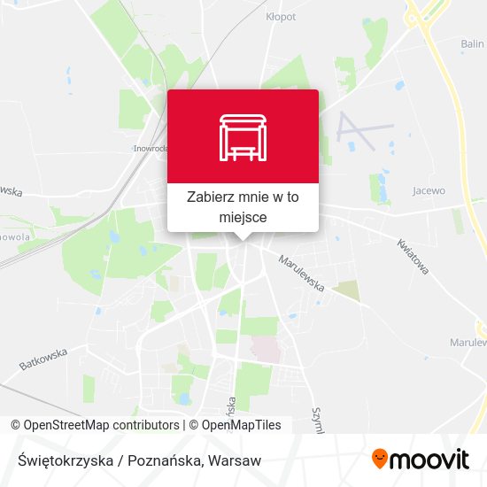 Mapa Świętokrzyska / Poznańska