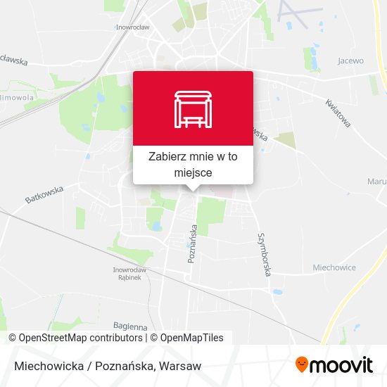 Mapa Miechowicka / Poznańska