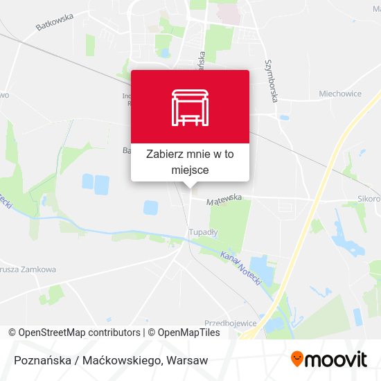 Mapa Poznańska / Maćkowskiego