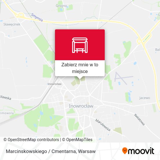 Mapa Marcinskowskiego / Cmentarna