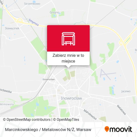 Mapa Marcinkowskiego / Metalowców N / Ż