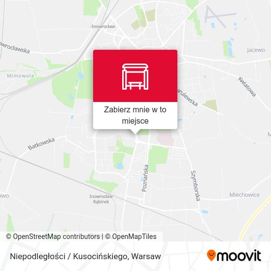 Mapa Niepodległości / Kusocińskiego