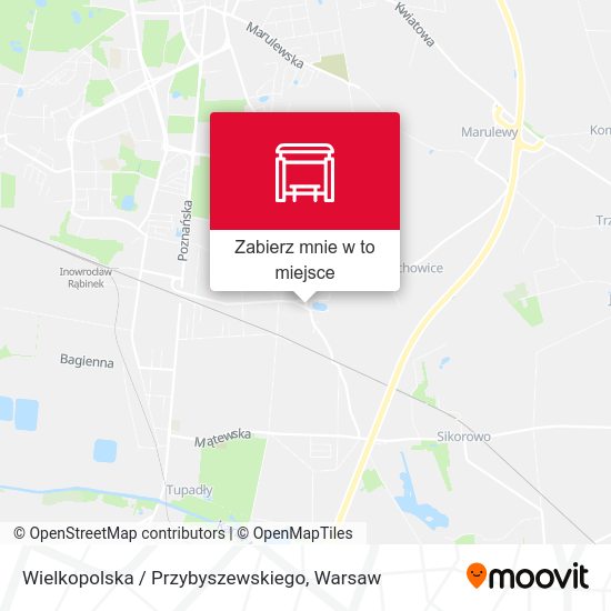 Mapa Wielkopolska / Przybyszewskiego