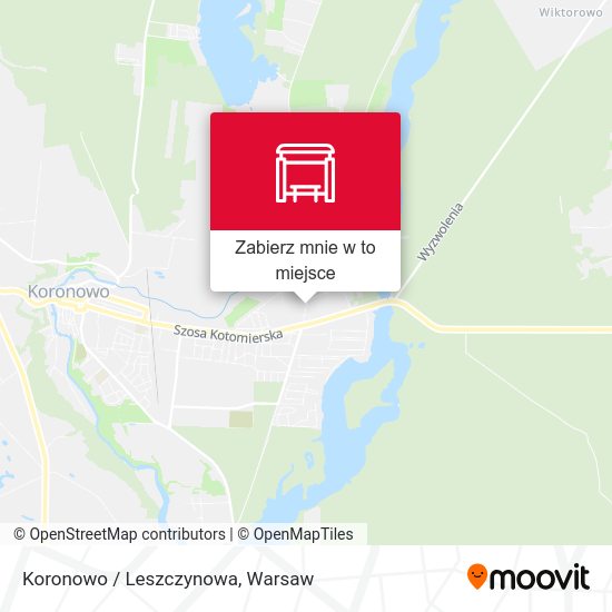 Mapa Koronowo / Leszczynowa