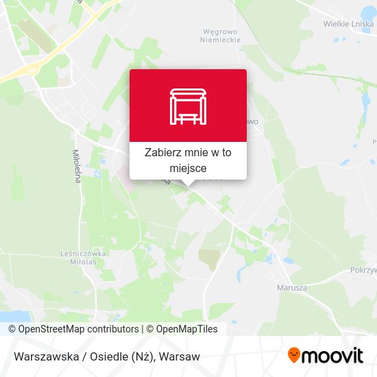 Mapa Warszawska / Osiedle (Nż)