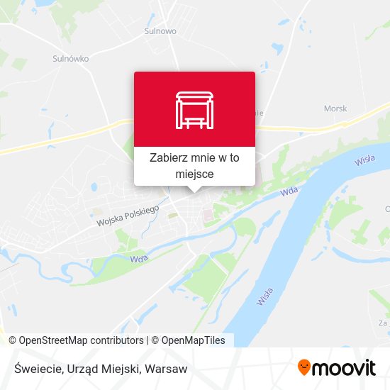 Mapa Śweiecie, Urząd Miejski