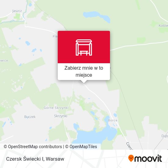 Mapa Czersk Świecki I