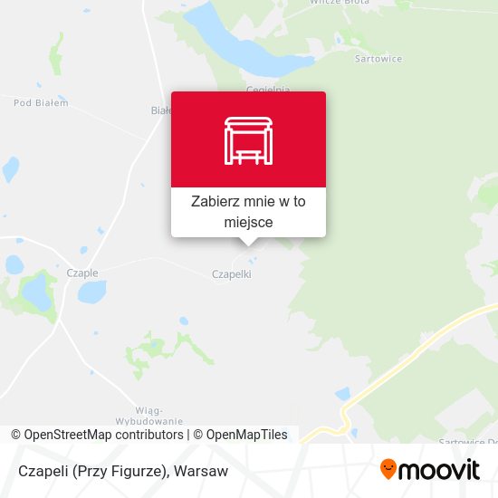 Mapa Czapeli (Przy Figurze)