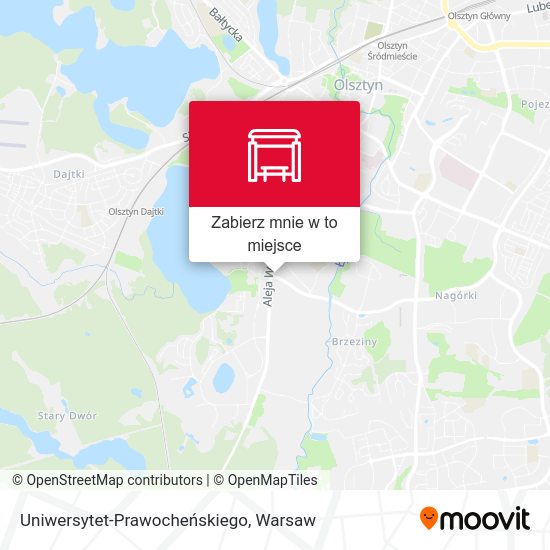 Mapa Uniwersytet-Prawocheńskiego