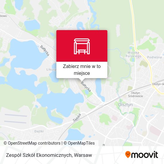 Mapa Zespół Szkół Ekonomicznych