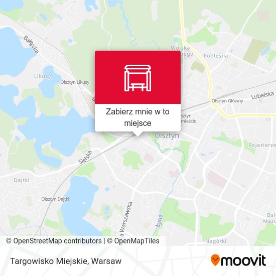 Mapa Targowisko Miejskie