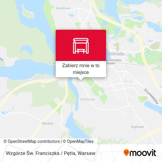 Mapa Wzgórze Św. Franciszka / Pętla