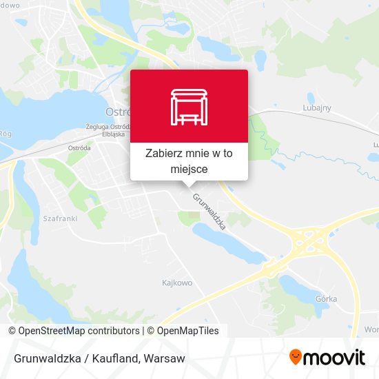 Mapa Grunwaldzka / Kaufland