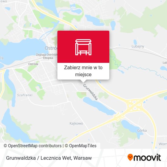 Mapa Grunwaldzka / Lecznica Wet