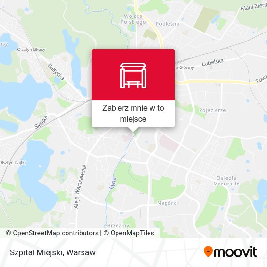 Mapa Szpital Miejski