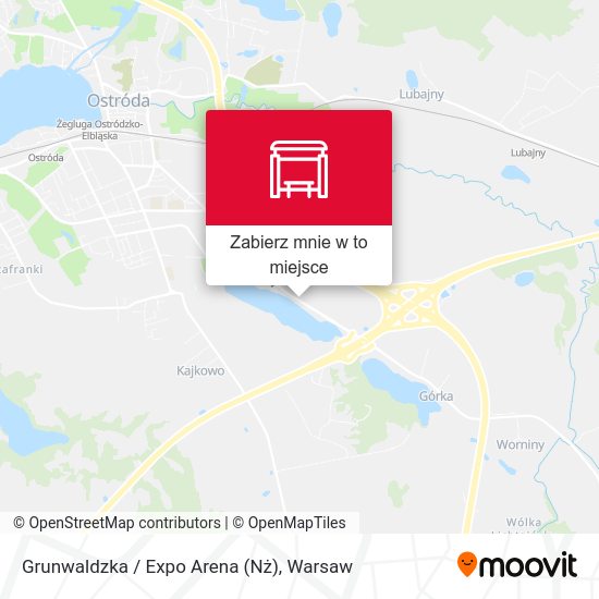 Mapa Grunwaldzka / Expo Arena (Nż)