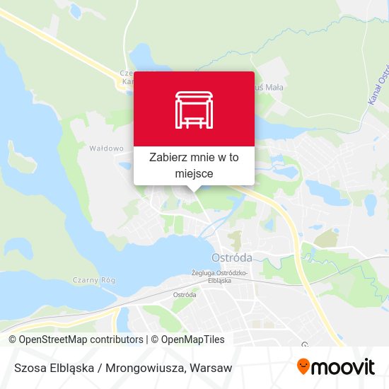 Mapa Szosa Elbląska / Mrongowiusza