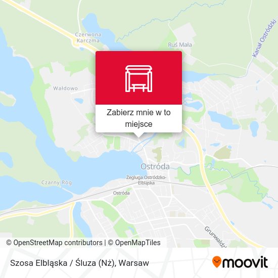 Mapa Szosa Elbląska / Śluza (Nż)