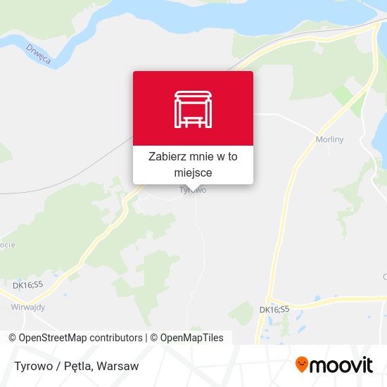 Mapa Tyrowo / Pętla