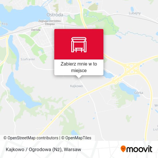 Mapa Kajkowo / Ogrodowa (Nż)