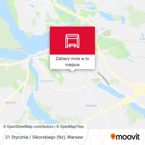 Mapa 21 Stycznia / Sikorskiego (Nż)