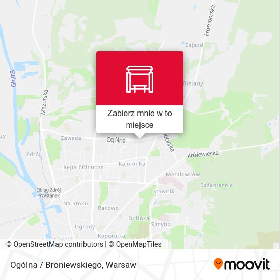 Mapa Ogólna / Broniewskiego