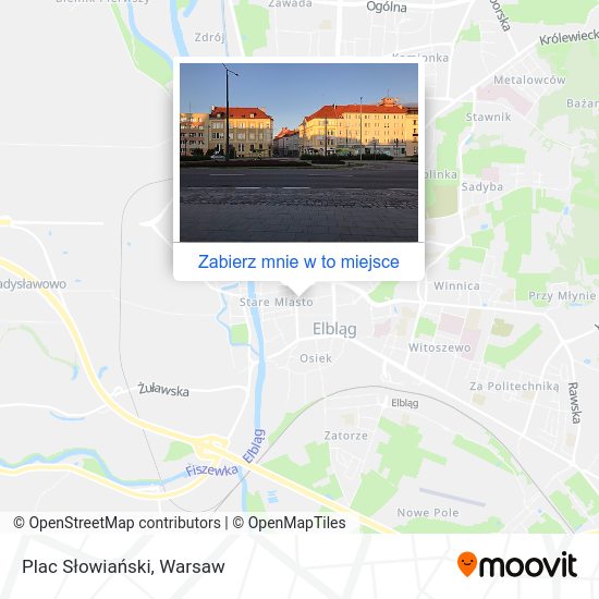 Mapa Plac Słowiański