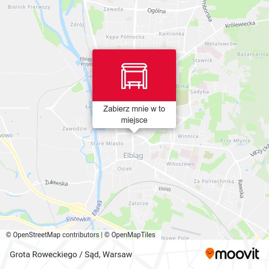 Mapa Grota Roweckiego / Sąd