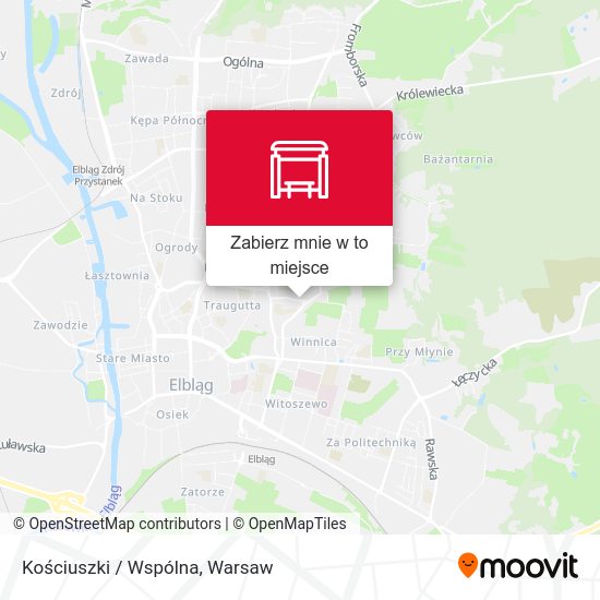 Mapa Kościuszki / Wspólna