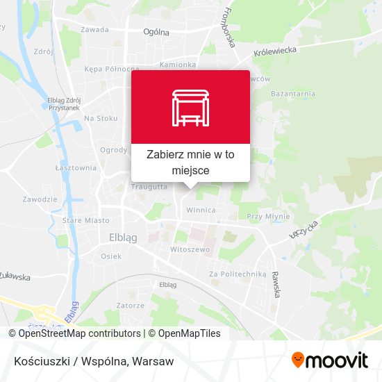 Mapa Kościuszki / Wspólna