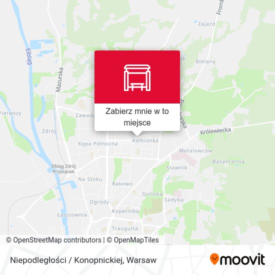 Mapa Niepodległości / Konopnickiej