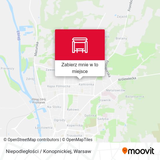 Mapa Niepodległości / Konopnickiej