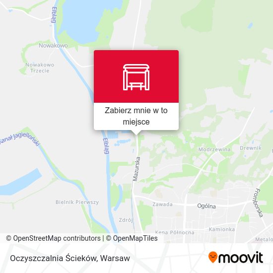 Mapa Oczyszczalnia Ścieków